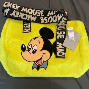 Mickey Mouse fuzzy tote, super cute and a great size. Never used still has tags